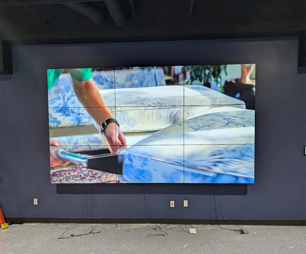 Belfor AVL Project Video Wall Construction 3 Belfor AVL Project Video Wall Construction 3