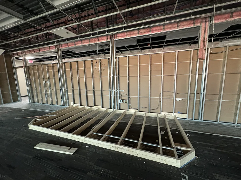 Belfor AVL Project Video Wall Construction Belfor AVL Project Video Wall Construction